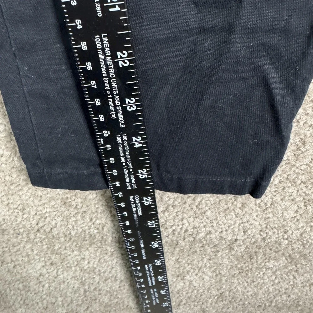 Lauren Ralph Lauren Pants Womens 8P Black Twill Chino Slim Ankle Stretch Pockets
